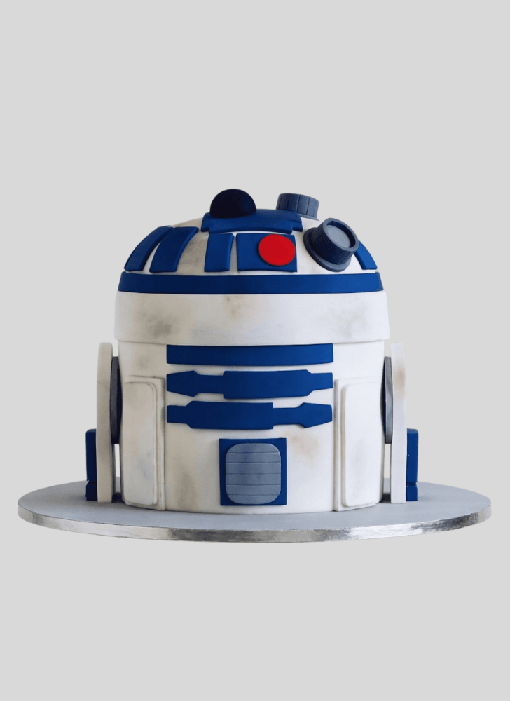 Resplendent R2-D2 Cake