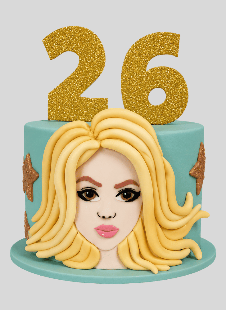 Admirable Shakira Cake Design