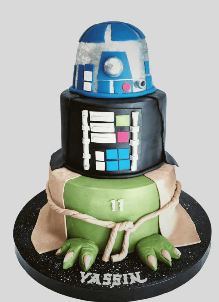 Dazzling Star Wars Cake
