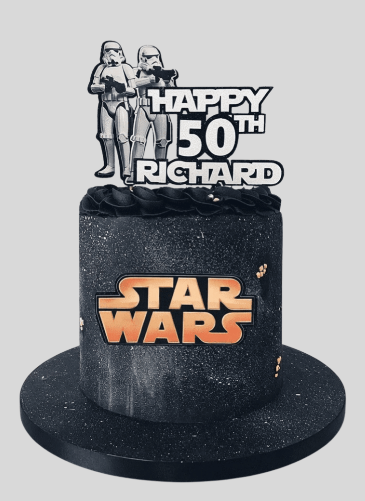 Handsome Star Wars Cake