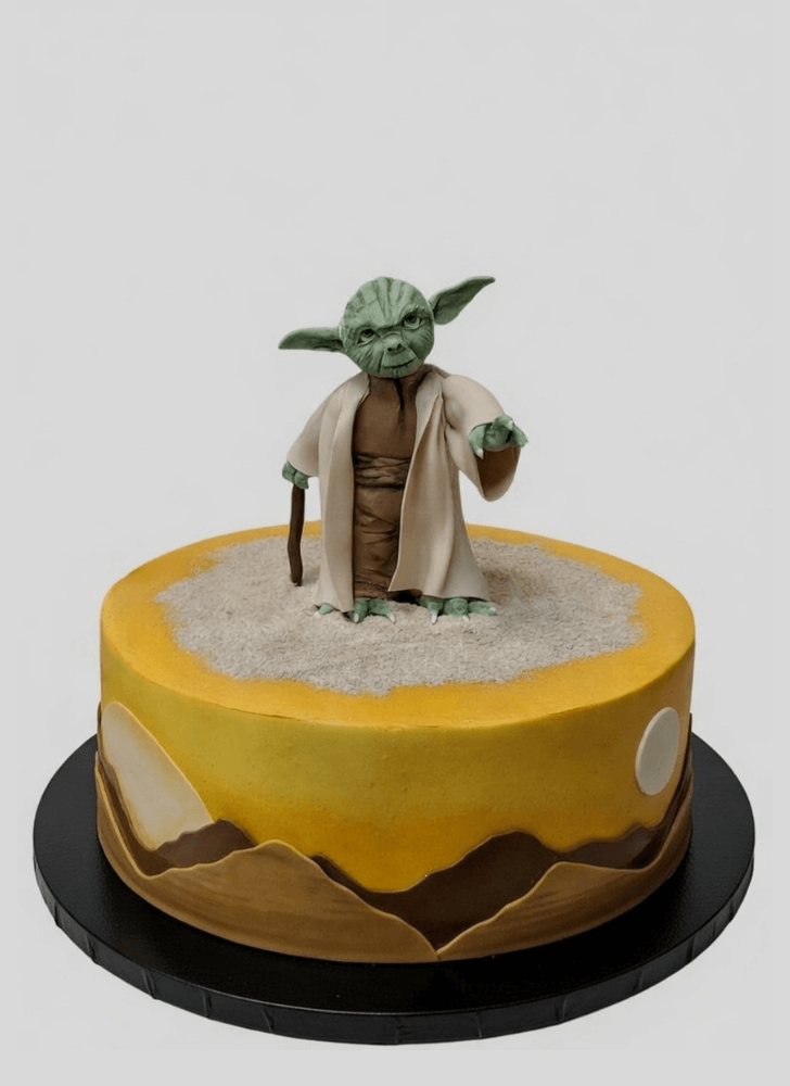 Alluring Yoda Cake