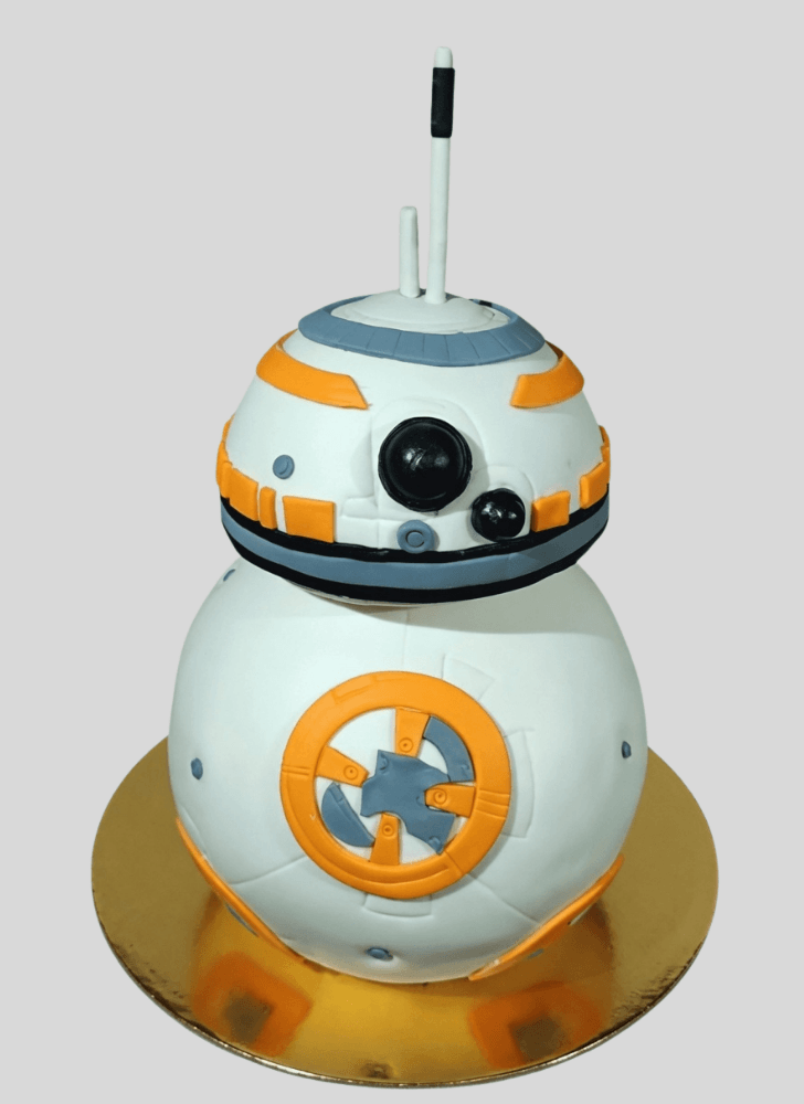 Alluring BB8 Cake