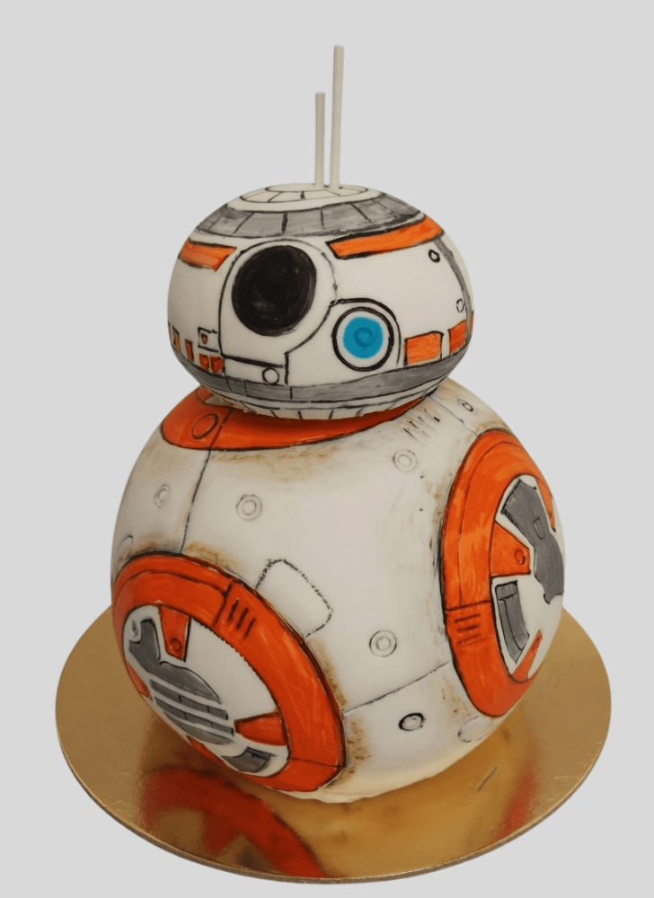 Cute BB8 Cake