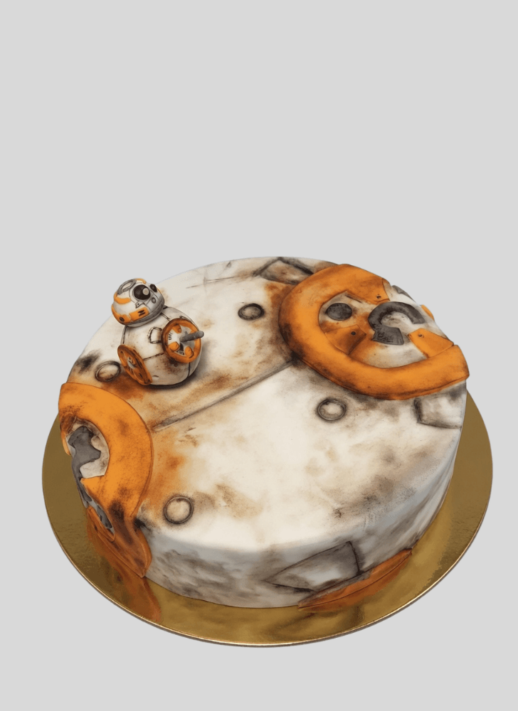 Enticing BB8 Cake