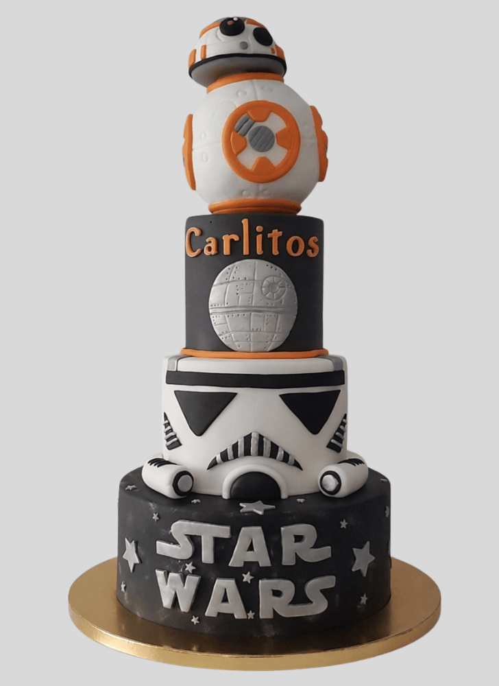 Gorgeous BB8 Cake