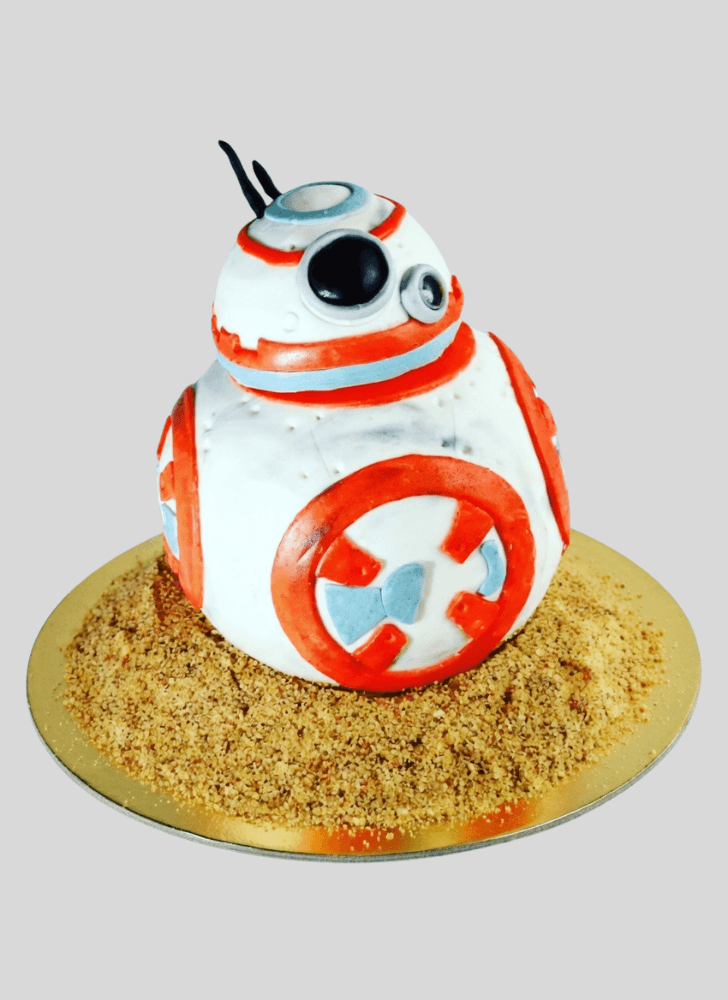 Pleasing BB8 Cake