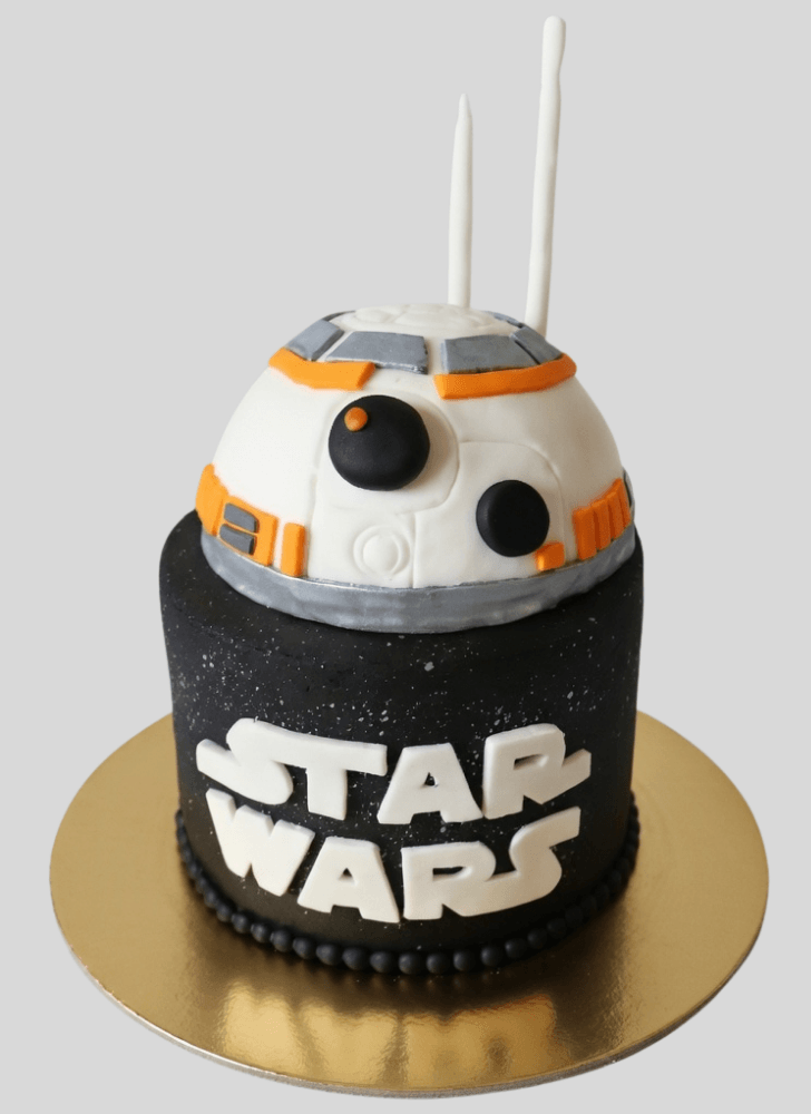 Refined BB8 Cake