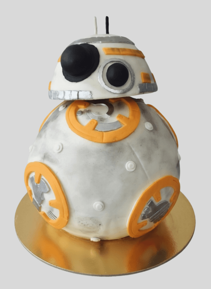 Shapely BB8 Cake