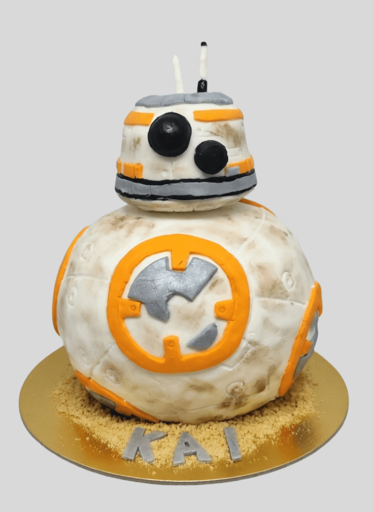 Slightly BB8 Cake