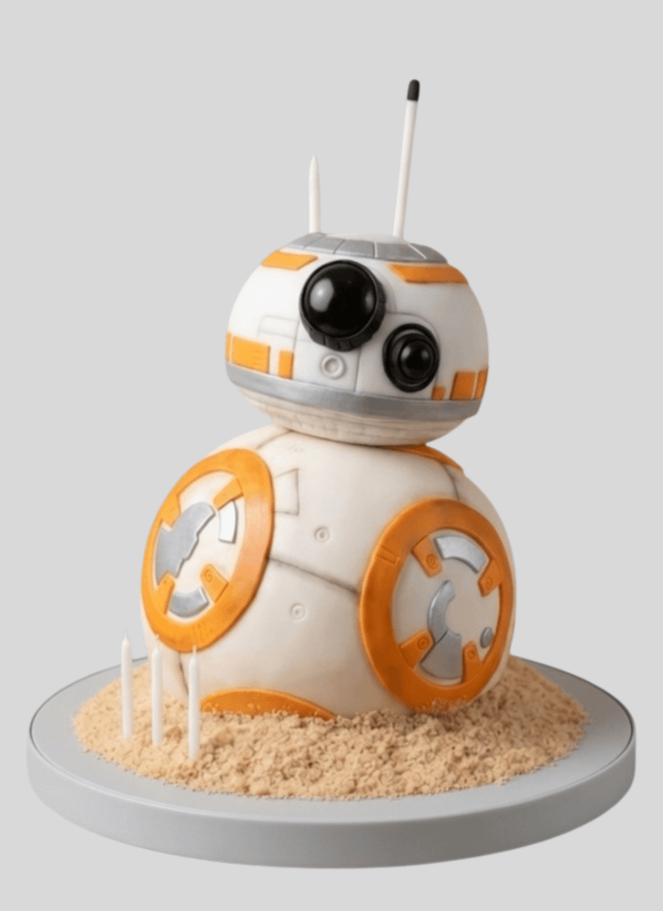 Wonderful BB8 Cake Design