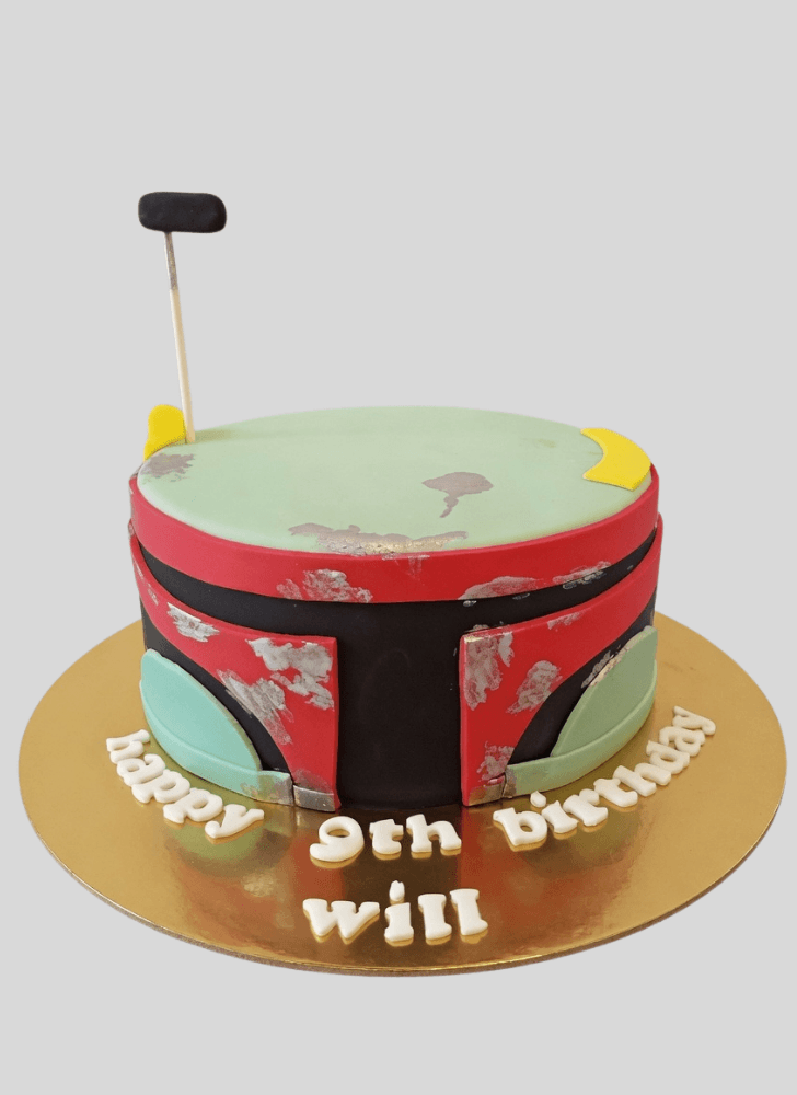 Admirable Boba Fett Cake Design