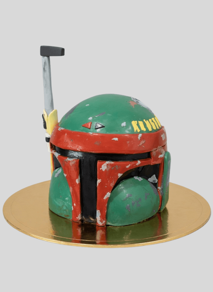 Adorable Boba Fett Cake