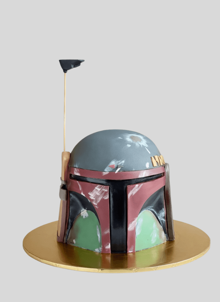 Angelic Boba Fett Cake