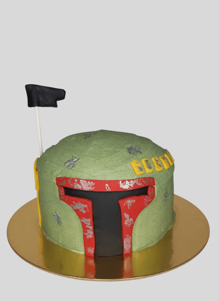 Beauteous Boba Fett Cake