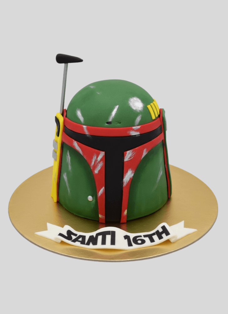 Exquisite Boba Fett Cake