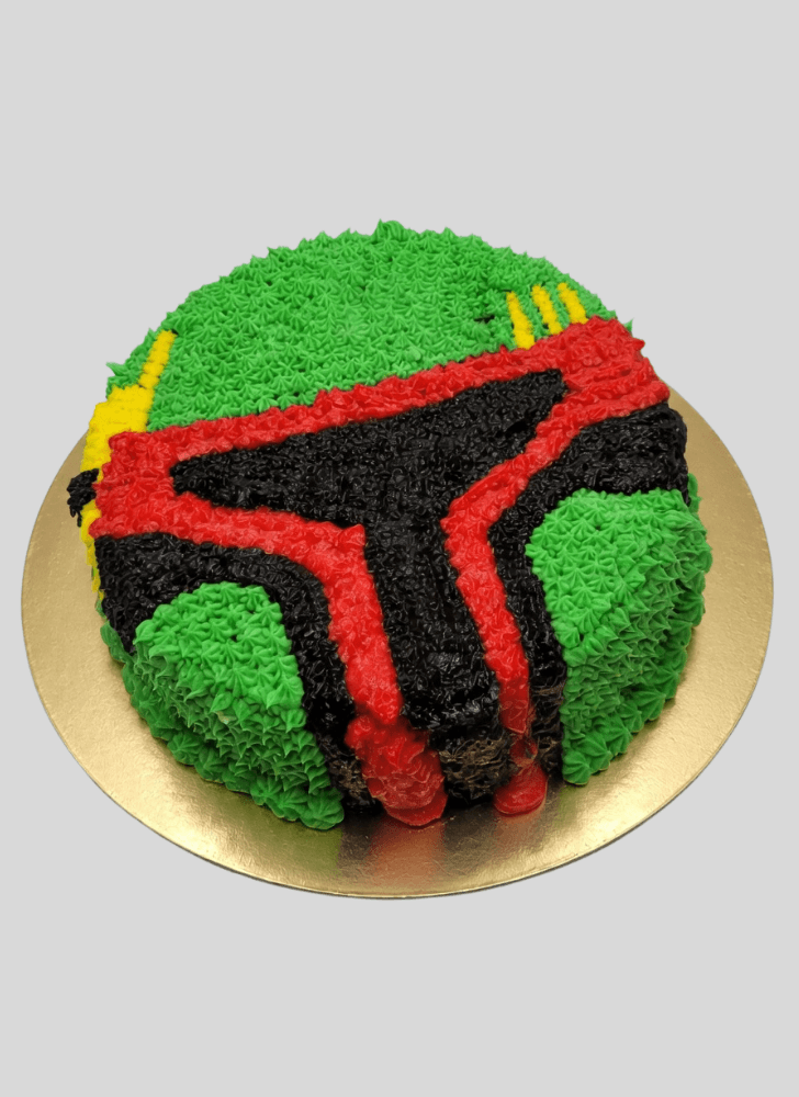 Fascinating Boba Fett Cake