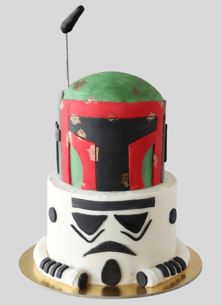 Handsome Boba Fett Cake
