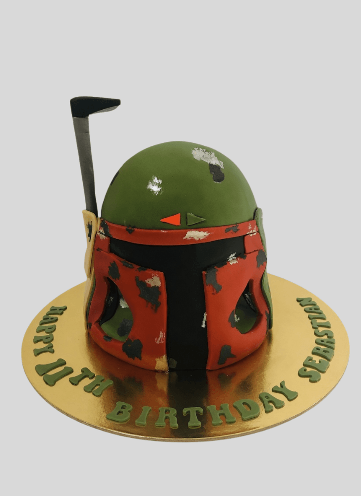 Wonderful Boba Fett Cake Design