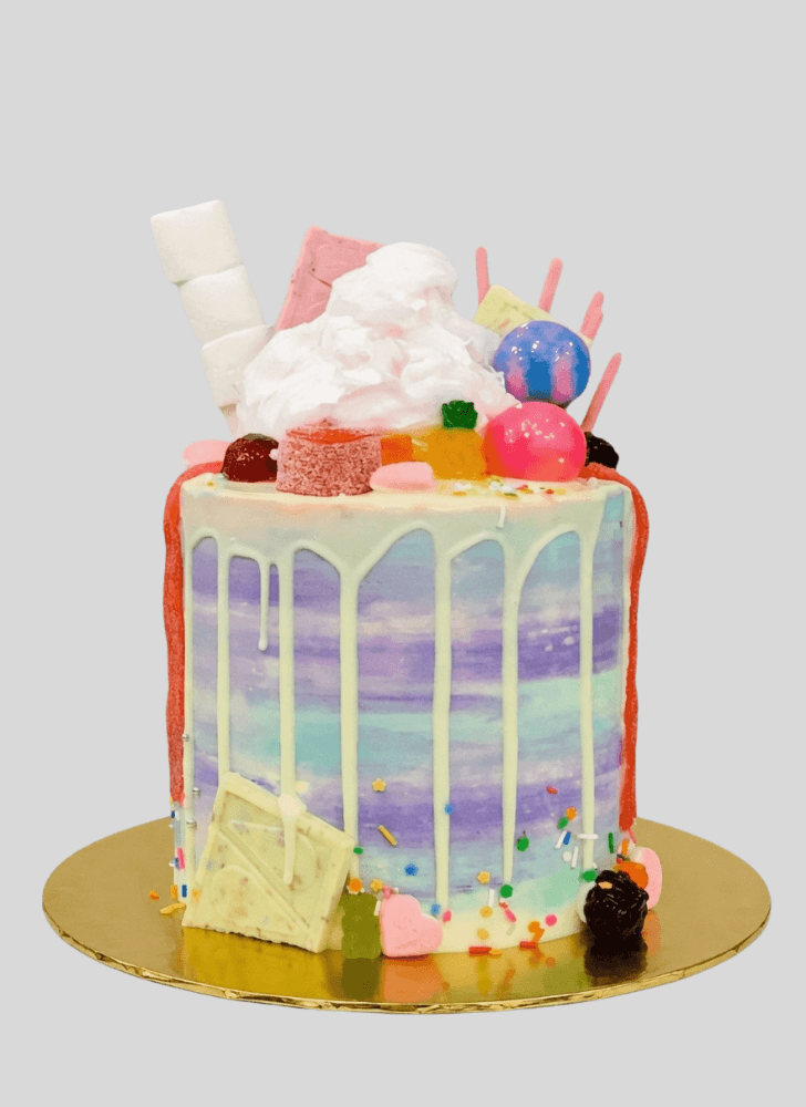 Delicate Candyland Cake