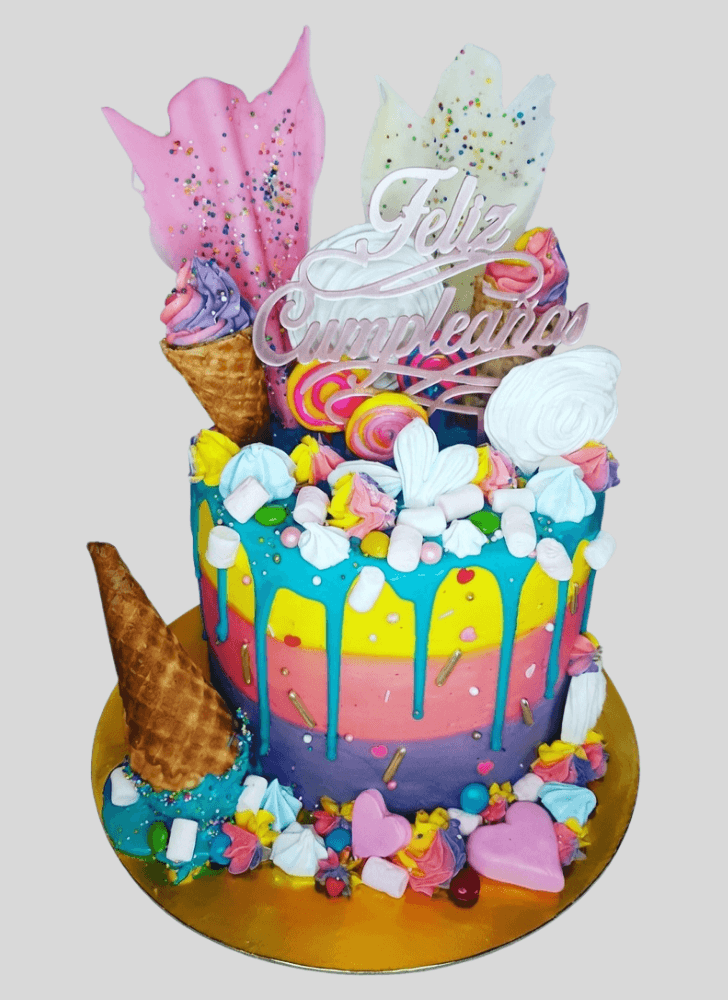 Lovely Candyland Cake Design