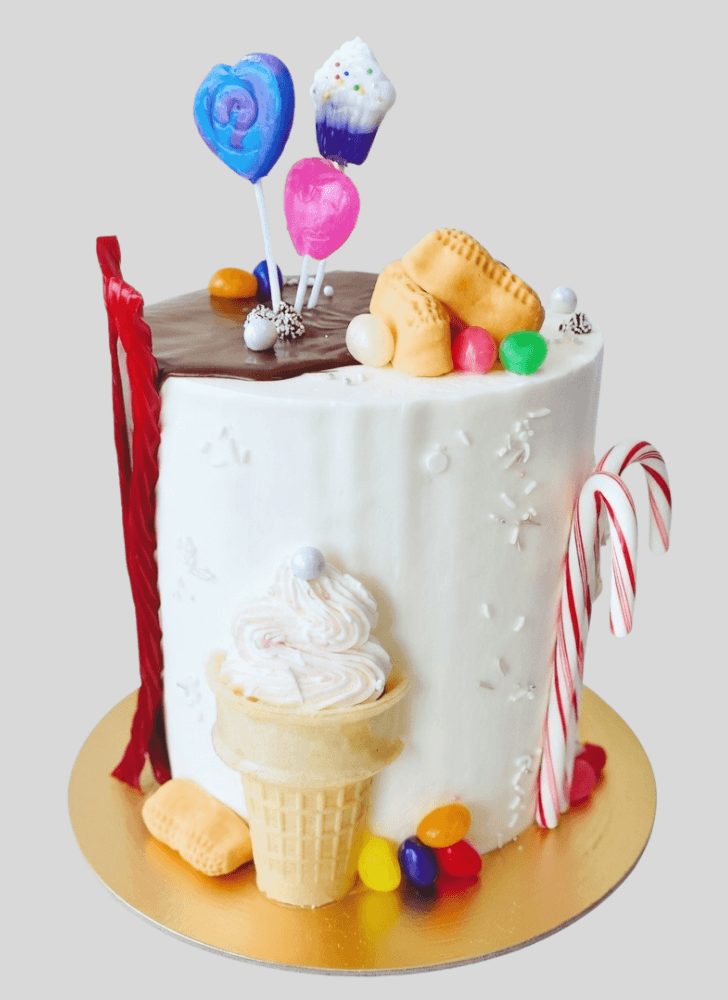 Mesmeric Candyland Cake