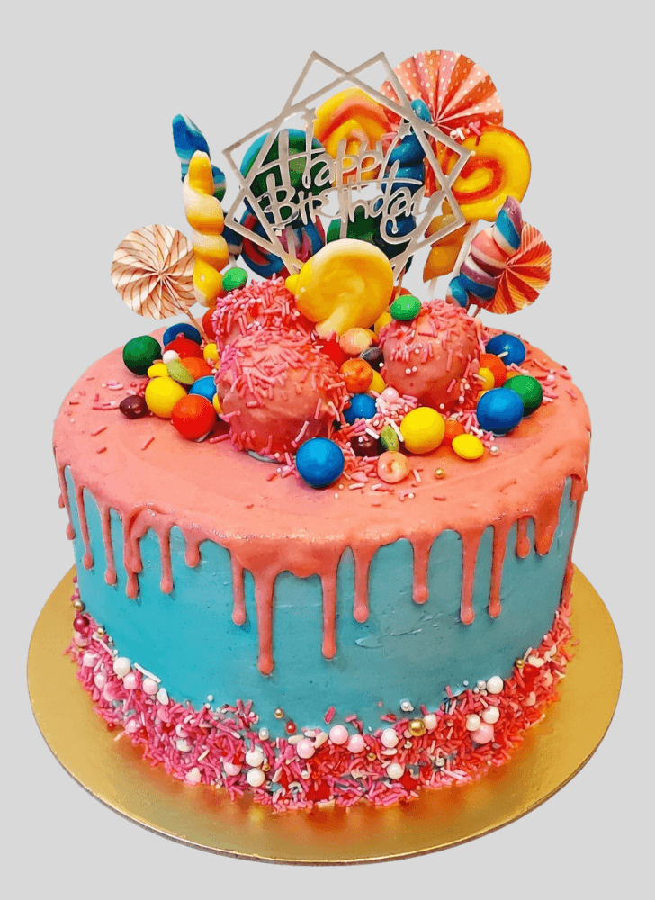 Radiant Candyland Cake