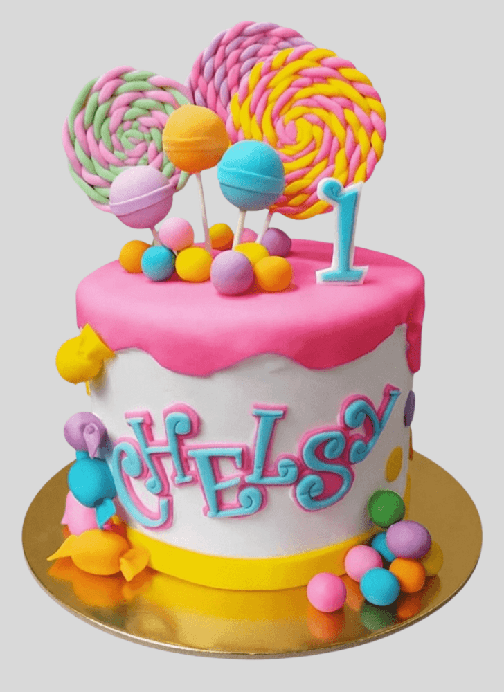 Shapely Candyland Cake