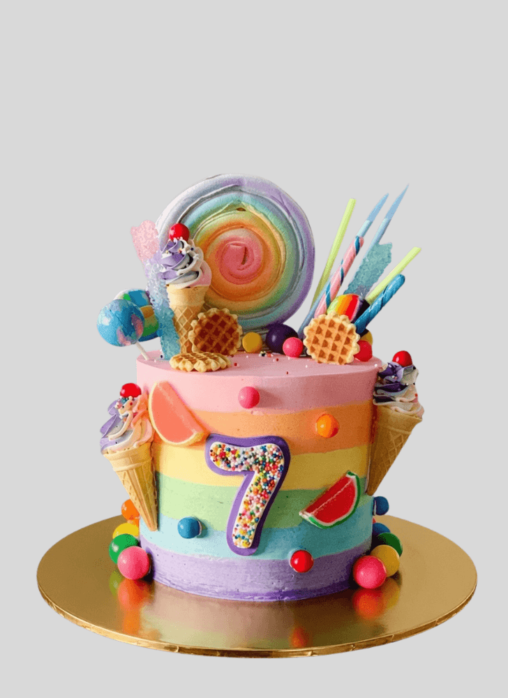 Slightly Candyland Cake