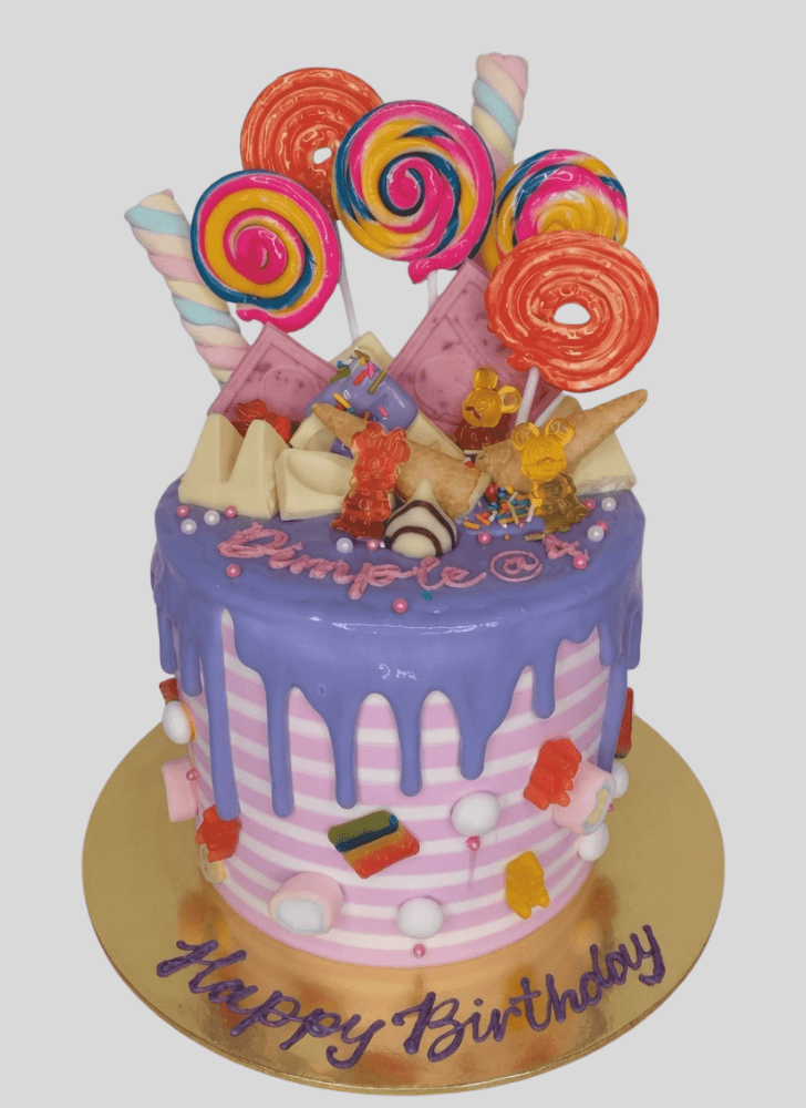 Wonderful Candyland Cake Design