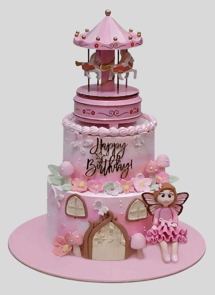 Bewitching Carousel Cake