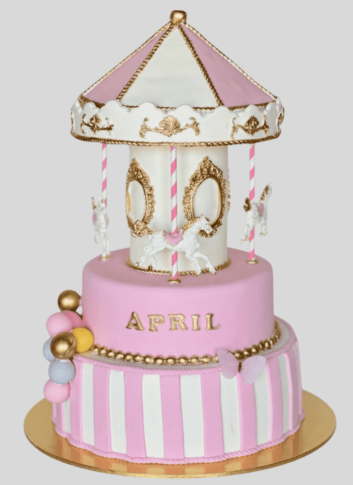 Divine Carousel Cake