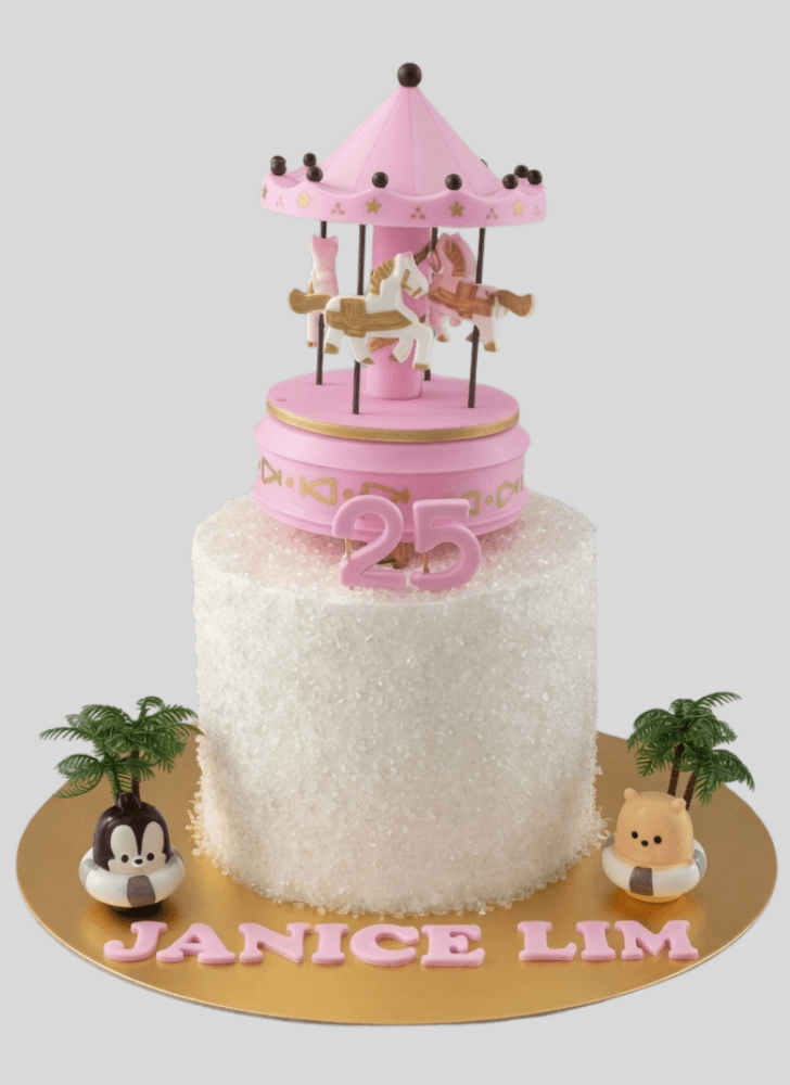 Enthralling Carousel Cake