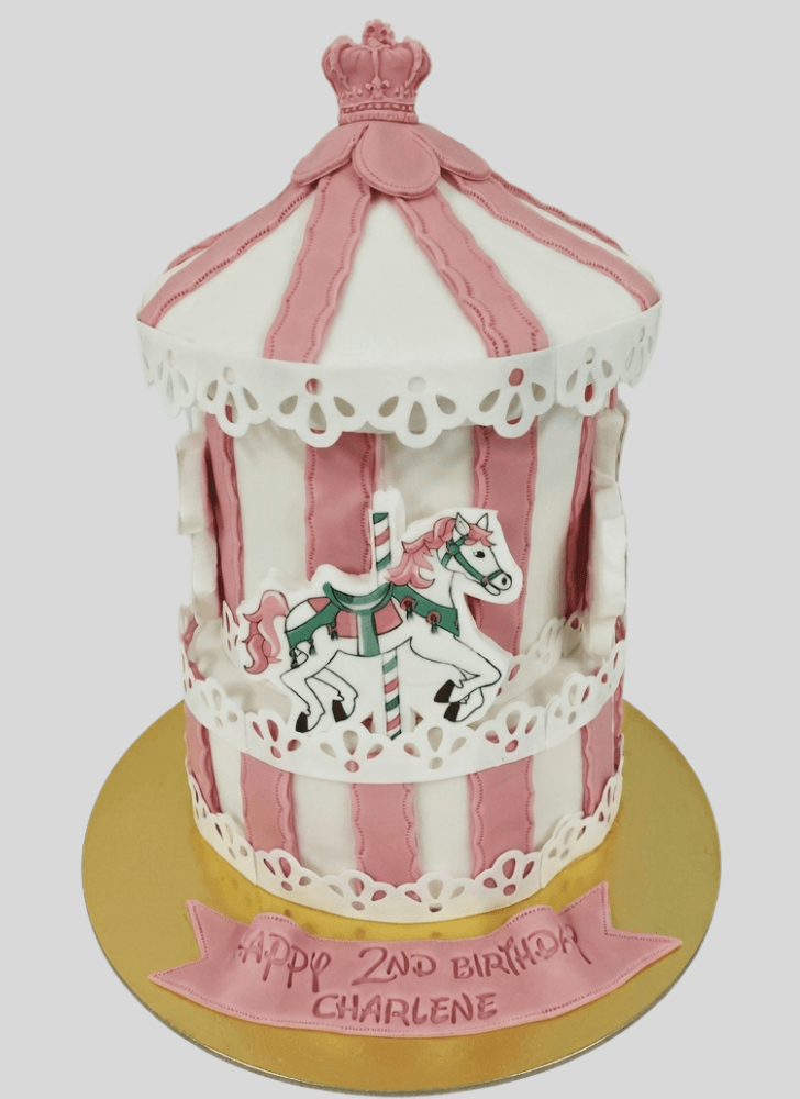 Excellent Carousel Cake