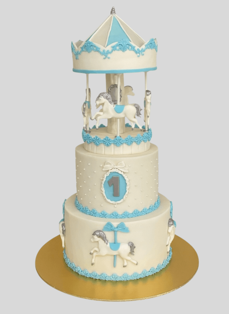 Graceful Carousel Cake