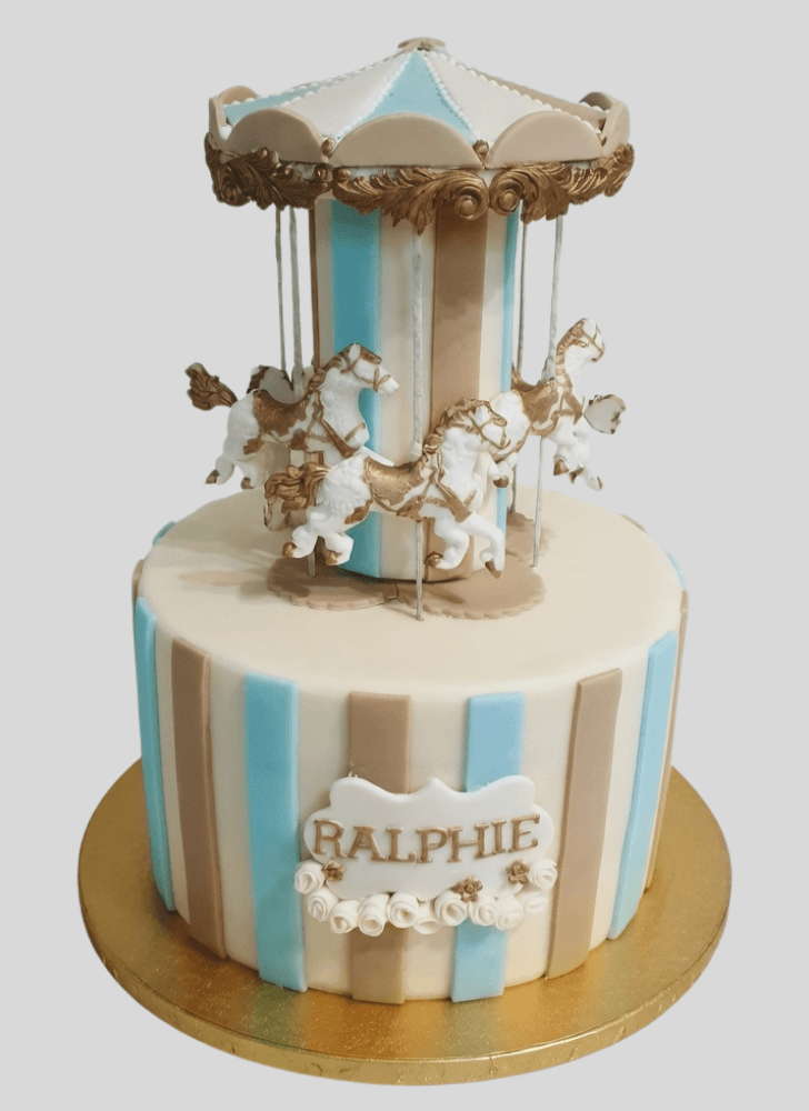 Handsome Carousel Cake
