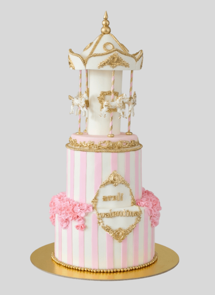 Marvelous Carousel Cake