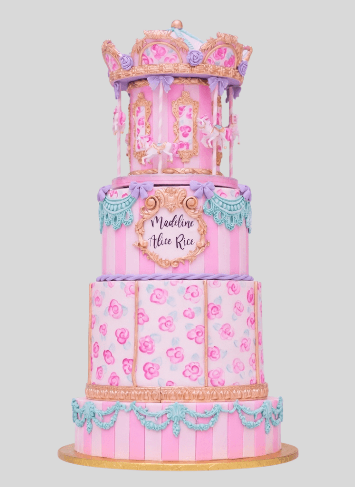 Ravishing Carousel Cake