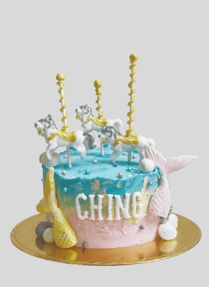 Superb Carousel Cake