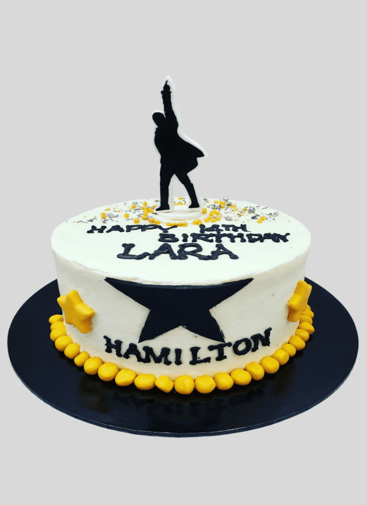 Pretty Hamilton Cake