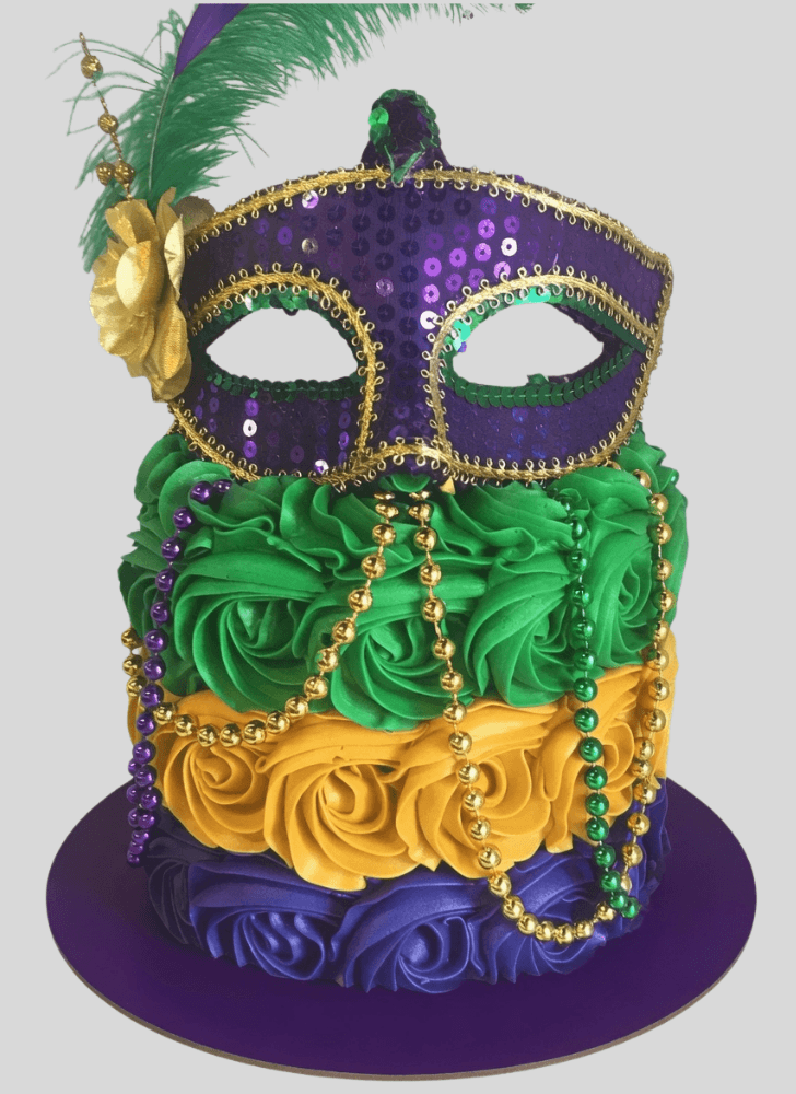 Grand Mardi Gras Cake