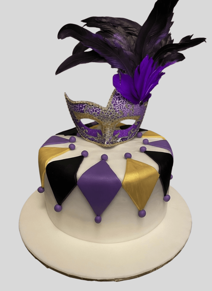 Ideal Mardi Gras Cake
