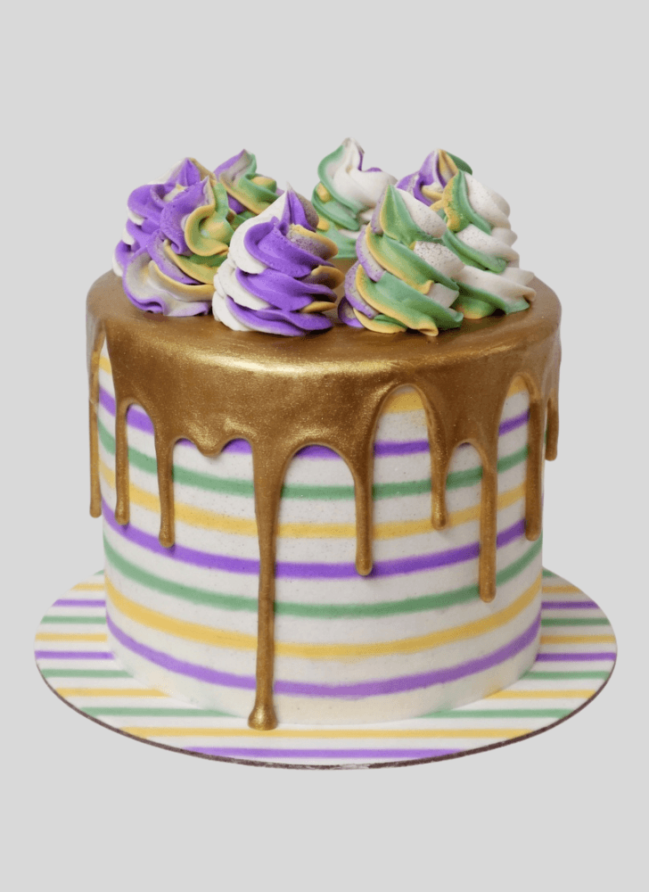 Magnificent Mardi Gras Cake