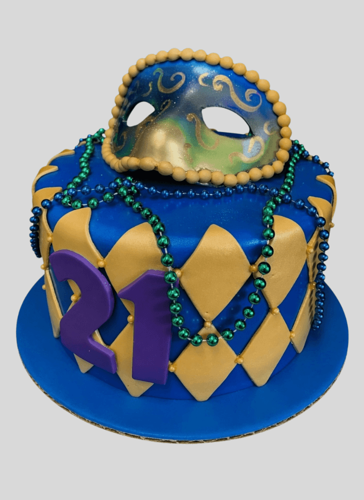 Marvelous Mardi Gras Cake