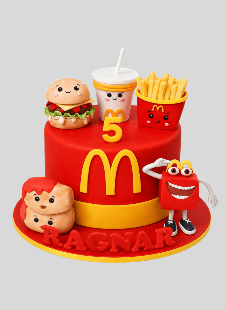 Fetching MCD Cake