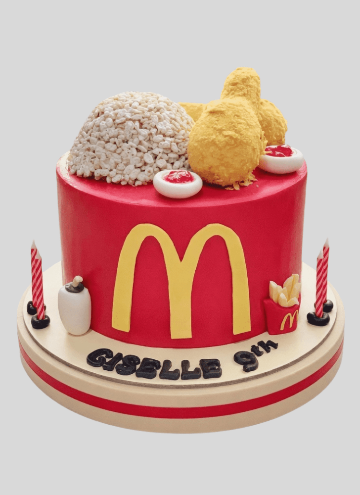 Inviting MCD Cake