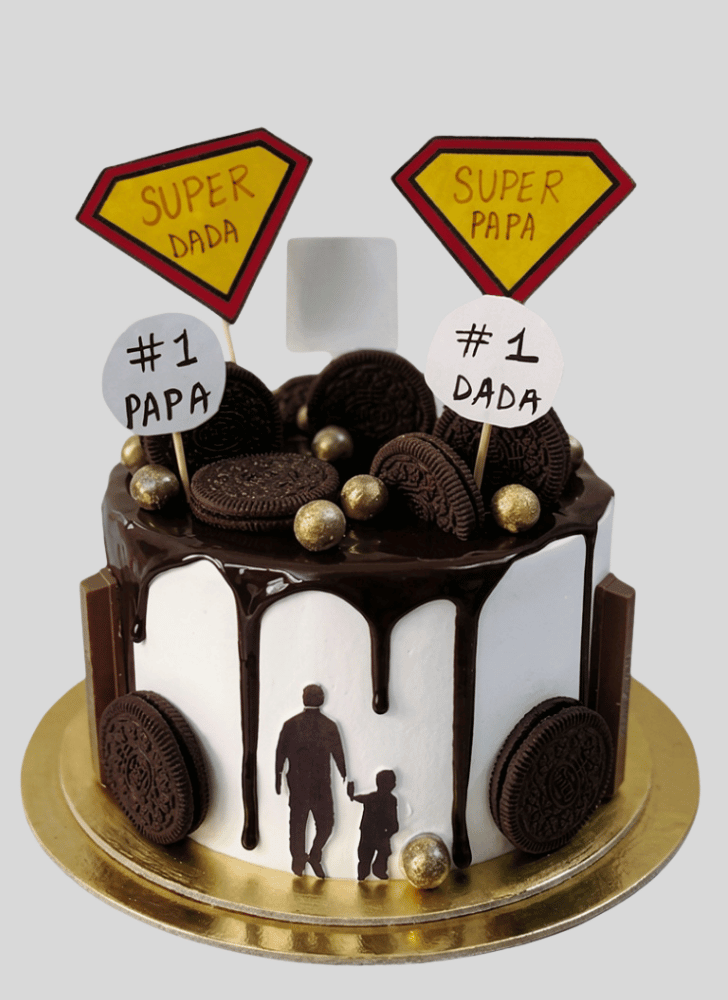 Alluring Superdad Cake