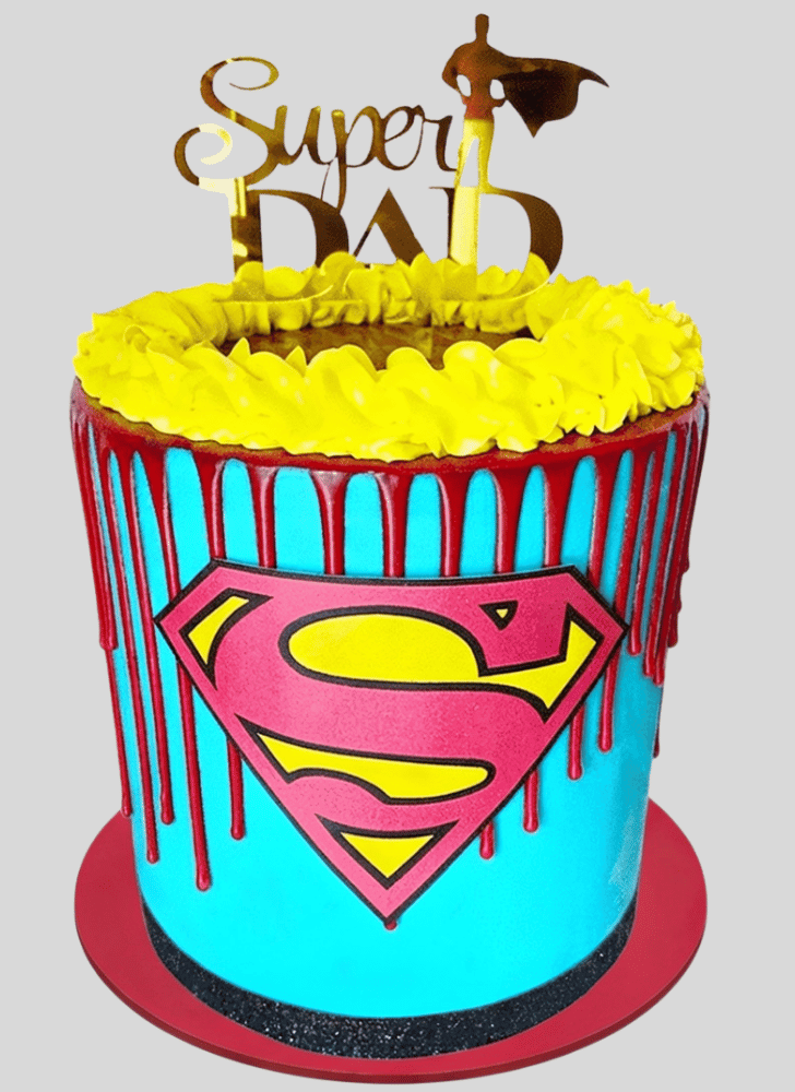 Angelic Superdad Cake