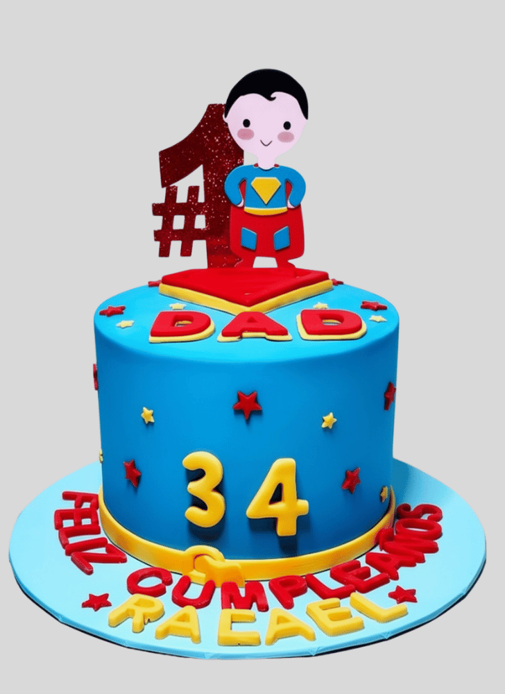 Classy Superdad Cake