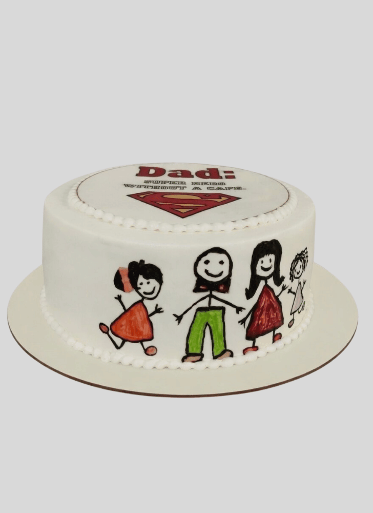 Comely Superdad Cake