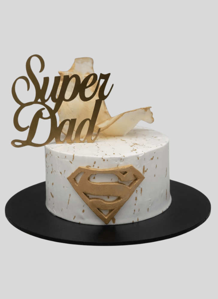 Dazzling Superdad Cake